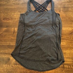 Lululemon Wild Tank black and grey